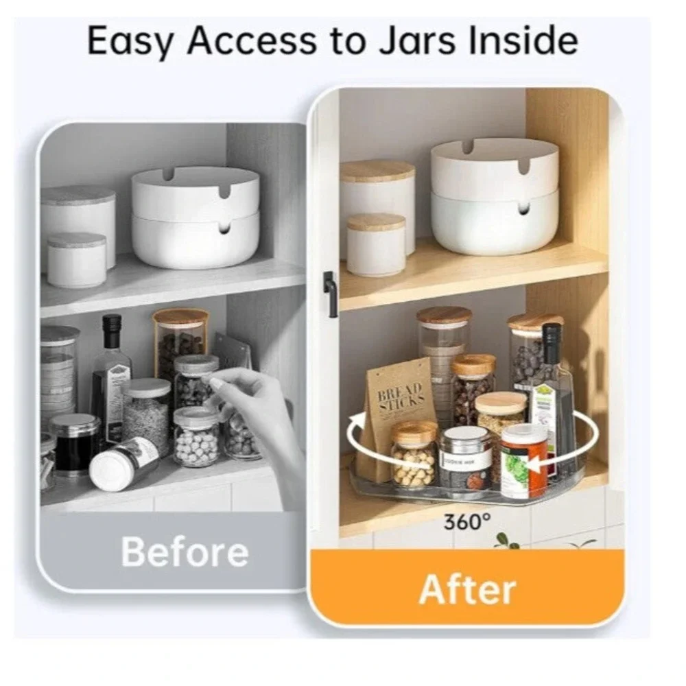 Lamu Lazy‎ Susan For Refrigerator/Cabinets or Countertops